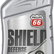 Phillips 66 1076562-12 PK Blend Motor (Shield Defense High Mileage Synthetic Oil 5W20-1 Quart), 32. Fluid_Ounces, 12 Pack
