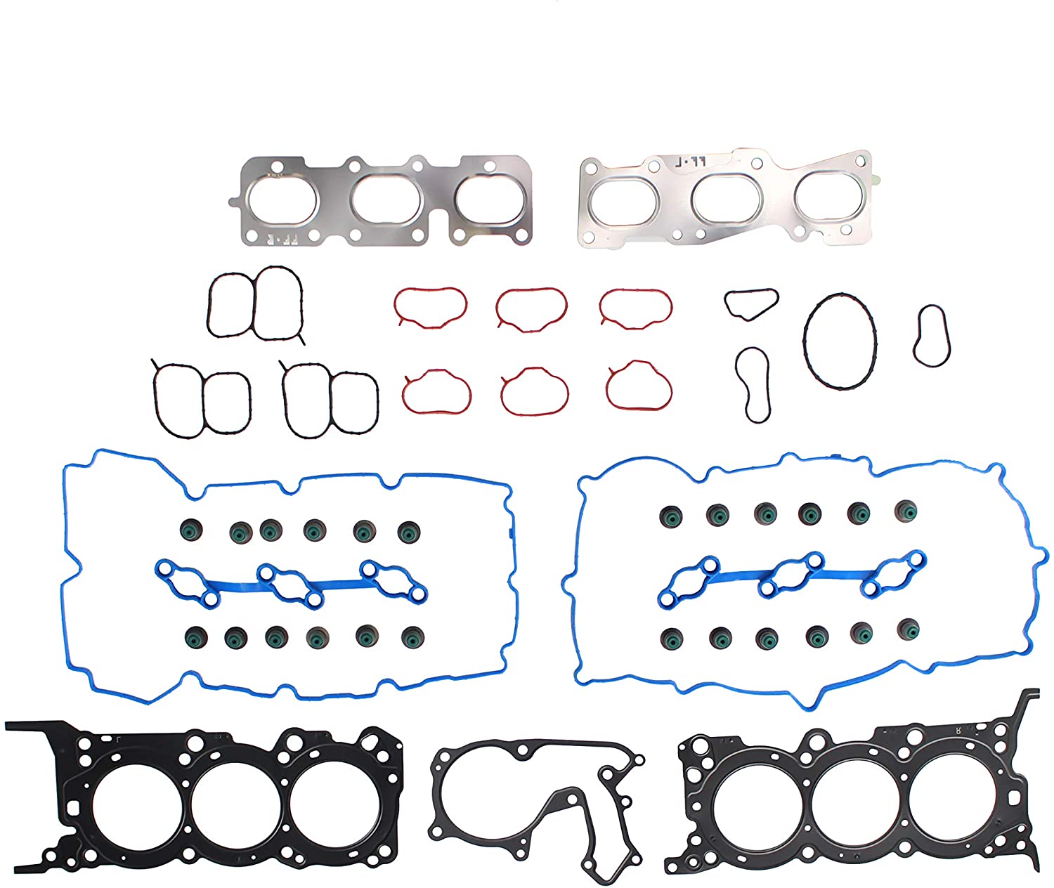 DNJ HGS4267 Head Gasket Set For 11-12 Kia/Sedona 3.5L V6 DOHC Naturally Aspirated