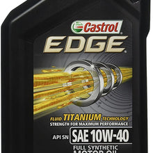 Castrol 10W40 Edge w/Syntec Synthetic Motor Oil