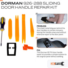 Dorman 926-288 Sliding Door Handle Bracket for Select Chrysler/Dodge Models (OE FIX)