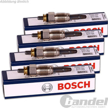 4 Piece Set of Bosch OEM Glow Plug # 0250201032/80010 - Fits: Audi/Volkswagen/Volvo - NEW