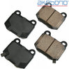 Akebono ASP961 Performance Ultra Premium Ceramic Disc Brake Pad Kit