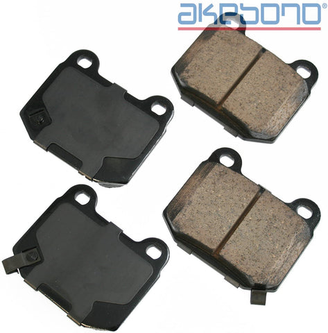 Akebono ASP961 Performance Ultra Premium Ceramic Disc Brake Pad Kit