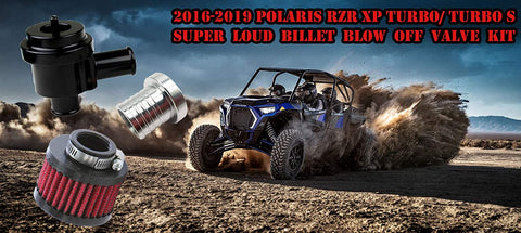 2016-2020 Polaris RZR XPT Turbo/PRO XP/Turbo S Billet Blow Off Valve Kit