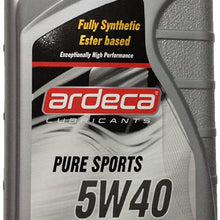 Ardeca Pure Sports 5w-40 Double Ester Racing Oil 12 x 1 Lt case Made in BELGIUM