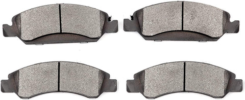 Brake Pads,ECCPP 4pcs Front Ceramic Disc Brake Pads Kits fit for 2008-2015 Cadillac Escalade,2008-2015 Chevrolet Silverado 1500,2009-2014 GMC Savana 1500,2011-2014 GMC Yukon
