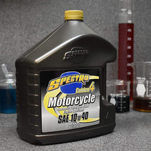 Spectro Golden 4 Synthetic Petroleum Blend Motorcycle Engine Lubricant 10w40 Oil - 4 Liters