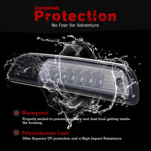 High Mount Stop Lights LED 3rd Red Brake Tail Light Replacement fit for 1995-2016 Toyota Tacoma Truck (Black)