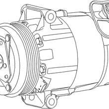 ACDelco 15-21519 GM Original Equipment Air Conditioning Compressor and Clutch Assembly