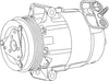 ACDelco 15-21519 GM Original Equipment Air Conditioning Compressor and Clutch Assembly