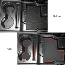 Auovo Anti Dust Mats for Mazda CX-5 CX5 2017-2020 Custom Fit Door Compartment Cup Holder Center Console Liners Interior Accessories(18pcs/Set) (Red)