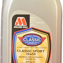 Millers Oils 5410JC Classic Sport 20W50 semi syn, 1L bottle
