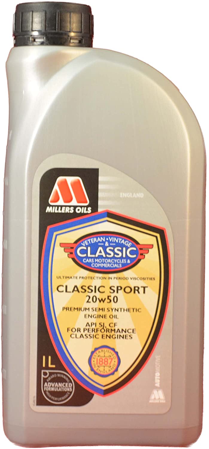 Millers Oils 5410JC Classic Sport 20W50 semi syn, 1L bottle