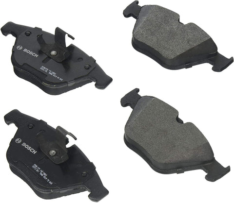 Bosch BP1260B QuietCast Premium Semi-Metallic Disc Brake Pad Set For BMW: 2009-2011 335d, 2007-2012 335i, 2009-2013 335i xDrive, 2011-2013 335is, 2013-2015 X1; Front