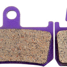 ECCPP FA174 Brake Pads Front and Rear Carbon Fiber Replacement Brake Pads Kits Fit for 2007 2008 2009 2010 2011 2012 2013 2014 Yamaha YZF R1