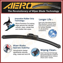 OEM QUALITY 26" + 17" AERO Premium All-Season Windshield Wiper Blades (Set of 2)