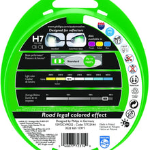 Philips ColorVision H7 Halogen Headlight (Green), 2 Pack