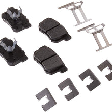 Bosch BE1086H Blue Disc Brake Pad Set with Hardware for Select Acura RDX and Honda Crosstour, CR-V - REAR