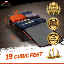 RoofPax Car Roof Bag & Rooftop Cargo Carrier. 19 Cubic Feet. 100% Waterproof Excellent Military Quality Car Top Carrier. Heavy Duty RoofBag. Fits All Vehicle With/Without Rack. 4+2 Door Hooks Included