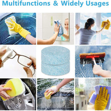 Wemk 30 Pcs Car Windshield Glass Concentrated Clean Washer Tablets, Multifunctional Effervescent Spray Cleaner Cleaning Tool, Window Cleaner, Environmental Friendly, Save Money