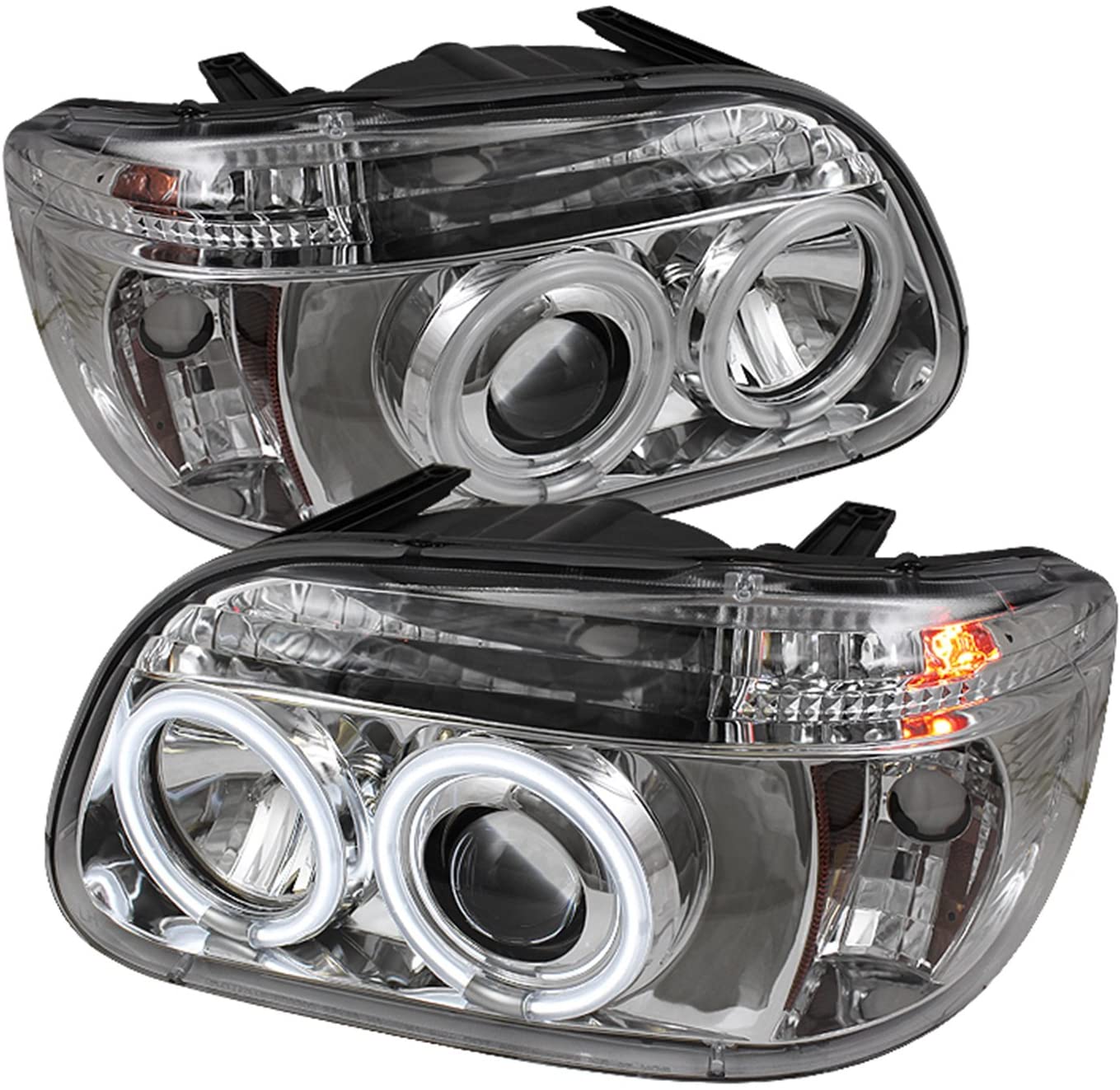 Spyder Auto PRO-YD-FEXP95-CCFL-1PC-C Ford Explorer Chrome CCFL Projector Headlight (Chrome)