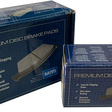 FRONT + REAR Mitti Brake Pad 2 Full Sets Fit Ford Fusion, Mazda 6, Lincoln MKZ