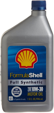 Formula Shell Full Synthetic 10W-30 Motor Oil (1 Quart, Case of 6)