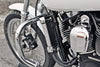 Jagg 750-1100, Harley-Davidson 6 Row Chrome Vertical Frame Mount Oil Cooler System
