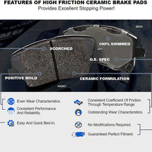 PowerSport Black Rear Drilled Rotors + Ceramic Brake pads BBXR.03003.02