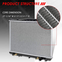 Replacement for 98-04 Nissan Frontier/Nissan Xterra AT Lightweight OE Style Full Aluminum Core Radiator DPI 2215
