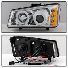Spyder Auto 5009463 LED Halo Projector Headlights Chrome/Clear