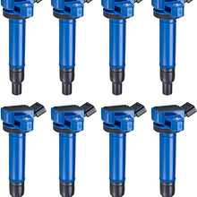 ENA Pack of 8 High Performance Ignition Coils Compatible with Toyota Lexus 4Runner Tundra Land Cruiser Sequoia GS430 GX470 LS430 LX470 LX570 SC430-4.3L 4.7L 5.7L V8 fit for C1173 UF-230 (8)