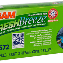 FRAM Fresh Breeze Cabin Air Filter Replacement for Car Passenger Compartment w/Arm and Hammer Baking Soda, Easy Install, CF8644A for Select Volkswagen and Audi Vehicles , white