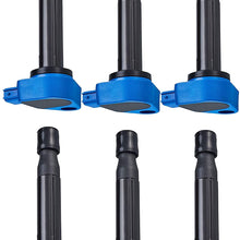 ENA Pack of 6 High Performance Ignition Coil compatible with 99-08 Honda Odyssey Accord Pilot Acura MDX RL TL V6 (6)