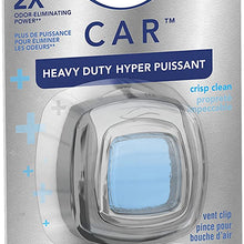 Febreze Heavy Duty Crisp Clean Car Air Freshener (8 Count, 0.06 oz)