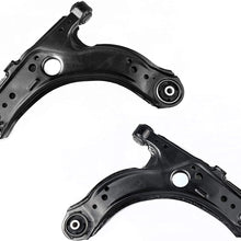 ADIGARAUTO K620717 K620718 2PCS FRONT LOWER Control Arm and Ball Joint Assembly Compatible With Volkswagen Beetle 1998-2010 Volkswagen Golf Jetta 1999-2004
