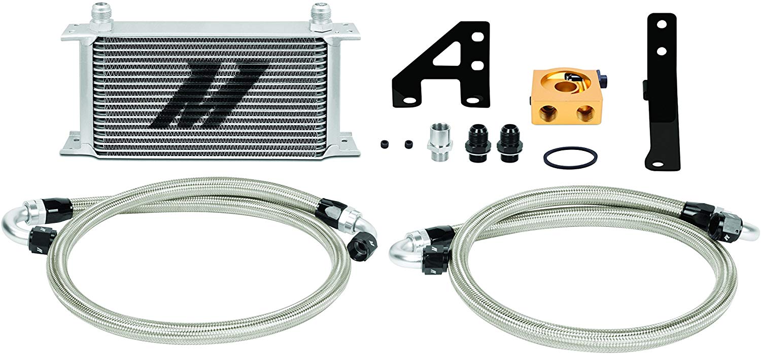 Mishimoto MMOC-STI-15T Subaru WRX STI Oil Cooler Kit, 2015+, Silver