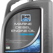 Bel-Ray 99761-BT4-4PK Marine Diesel Engine Oil - 4 Liter Bottle, (Case of 4)