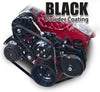 March Performance 21695-08 Billet Aluminum Black Powder Coated Sport Track Long Water Pump