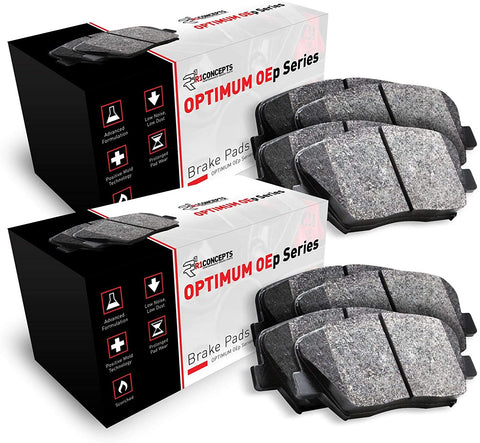 For 1985-1987 Nissan Maxima Front and Rear R1 OE Optimum Series Brake Pads