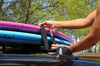 DORSAL Sunguard (No Fade) Aero Roof Rack Pads 28 Inch Wide 15 ft Long Straps Surfboard Kayak SUP