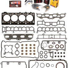 Evergreen Engine Rering Kit FSBRR5020EVE��� Compatible With 96-99 Mitsubishi Eagle Dodge Non-Turbo 2.0 420A Full Gasket Set, Standard Size Main Rod Bearings, Standard Size Piston Rings
