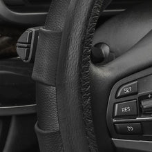 FH Group FH2005BLACK Steering Wheel Cover (Genuine Leather Sport Black)