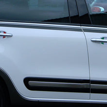 Fiat 500 Italian Flag Car Auto Door Handle Trim Molding Scratch Protector 2 Door Pack