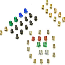 Fitting Assortment for 3/16 Inch Brake Line Tubing, Inverted Flare & Bubble/ISO flare fittings, Metric & SAE (Pack of 45 fittings)