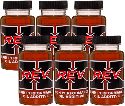 REV X High Performance Oil Additive (6) - Cleans & Protects All Engines