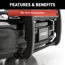 ARIES 2170014 Pro Series Black Steel Grille Guard with Light Bar, Select Ford F-250, F-350, F-450, F-550 Super Duty