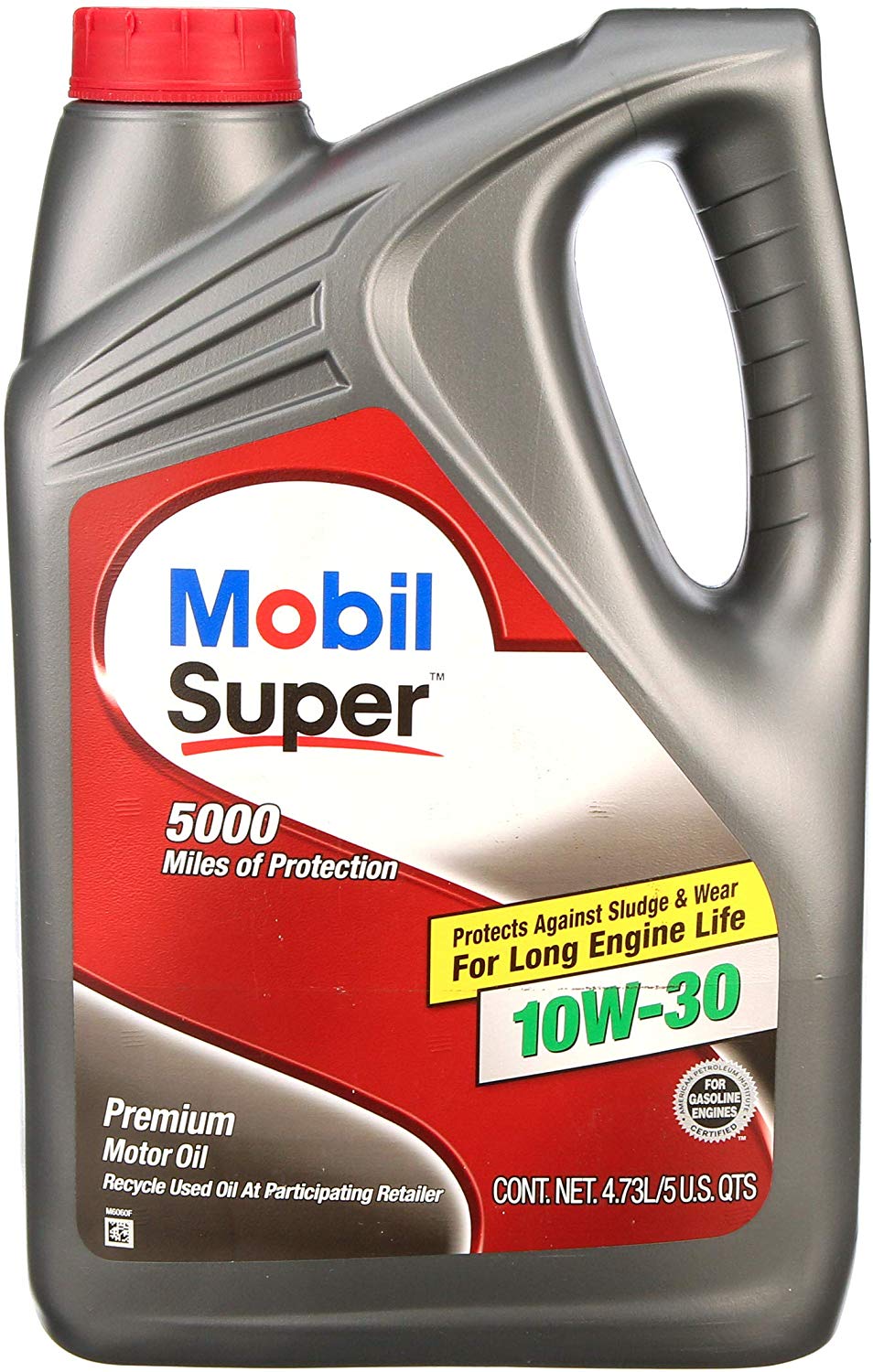 Mobil 120754 Super 10W-30 Premium Motor Oil for Long Engine Life