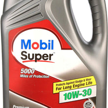 Mobil 120754 Super 10W-30 Premium Motor Oil for Long Engine Life