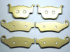 Master Chen Front Rear Brake Pads Brakes for Honda TRX 450 R TRX450 2004-2009